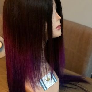 Purple ombré wig